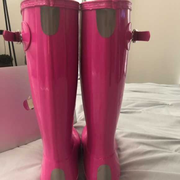 Hunter Rain Boots-Fusia Pink - Picture 4 of 13